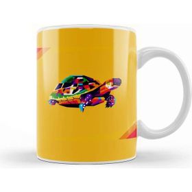 Baskı Dükkanı Colorful Turtles In Pop Art Design Kupa