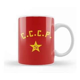 Baskı Dükkanı Communist Cccp Hammer And Sickle Kupa Bardak