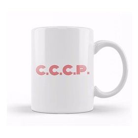 Baskı Dükkanı Communist Cccp Red Font Kupa Bardak