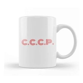 Baskı Dükkanı Communist Cccp Red Font Kupa Bardak