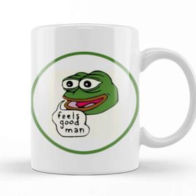 Baskı Dükkanı Conservative Frog Feels Good Man Kupa Bardak