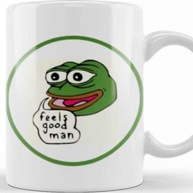 Baskı Dükkanı Conservative Frog Feels Good Man Kupa Bardak