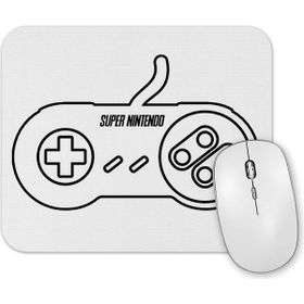 Baskı Dükkanı Controle Super Nintendo Atari Mouse Pad