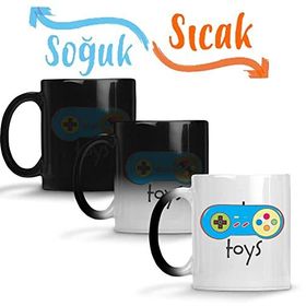 Baskı Dükkanı Controlkid Colored Sihirli Porselen Kupa