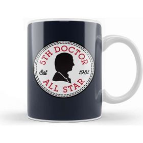 Baskı Dükkanı Converse All Star Fifth Doctor Who Kupa Bardak