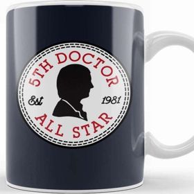 Baskı Dükkanı Converse All Star Fifth Doctor Who Kupa Bardak