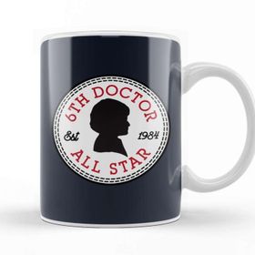 Baskı Dükkanı Converse All Star Sixth Doctor Who Kupa Bardak