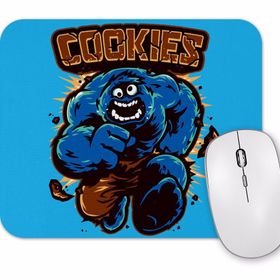 Baskı Dükkanı Cookie Monster Kurabiye Canavarı Hulk Mouse Pad