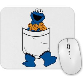 Baskı Dükkanı Cookie Monster Kurabiye Canavarı Mouse Pad