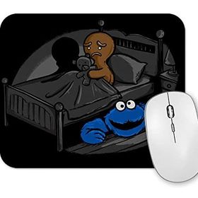 Baskı Dükkanı Cookie Monster Kurabiye Canavarı Öcü Korku Mouse Pad
