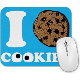 Baskı Dükkanı Cookie Monster Kurabiyeleri Severim Kurabiye Canavarı Mouse Pad