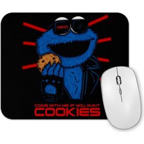 Baskı Dükkanı Cookie Monster the Cookienator Mouse Pad