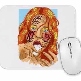 Baskı Dükkanı Cool Girl Mouse Pad