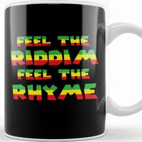 Baskı Dükkanı Cool Runnings Feel The Riddim Feel The Rhyme Kupa Bardak