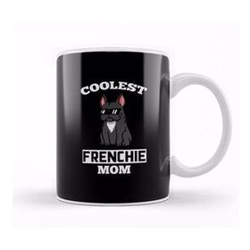 Baskı Dükkanı Coolest Cream French Bulldog Mom 01 Kupa Bardak