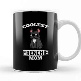 Baskı Dükkanı Coolest Cream French Bulldog Mom 01 Kupa Bardak