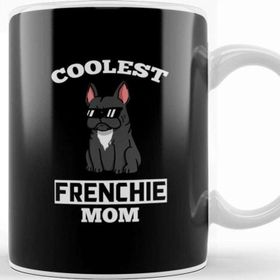Baskı Dükkanı Coolest Cream French Bulldog Mom 01 Kupa Bardak