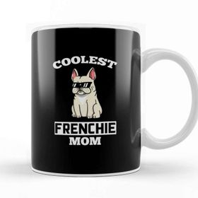 Baskı Dükkanı Coolest Cream French Bulldog Mom Kupa Bardak