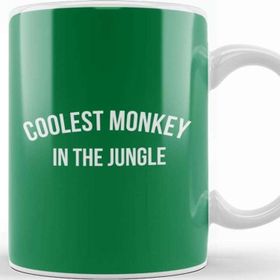 Baskı Dükkanı Coolest Monkey In The Jungle Kupa Bardak