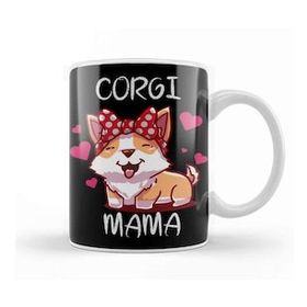 Baskı Dükkanı Corgi Mama Kupa Bardak