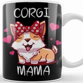 Baskı Dükkanı Corgi Mama Kupa Bardak