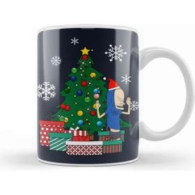 Baskı Dükkanı Cornholio Around The Christmas Tree Kupa Bardak