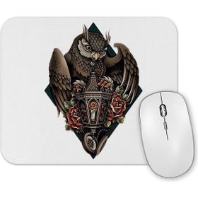 Baskı Dükkanı Coruja Colorida Baykuş Mouse Pad