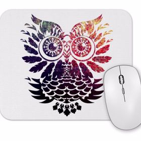 Baskı Dükkanı Coruja Colorida Baykuş Mouse Pad