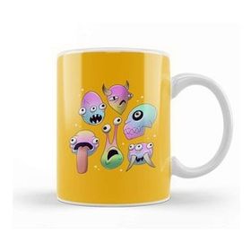 Baskı Dükkanı Cosmic Monsters Kupa Bardak