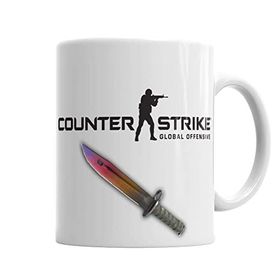 Baskı Dükkanı Counter Strike Cs Go Fade Knife Porselen Kupa