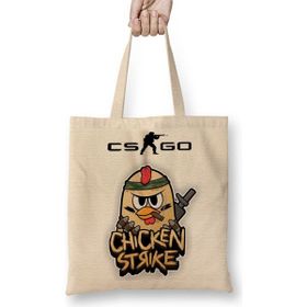 Baskı Dükkanı Counter Strike Global Offensive Cs Go Chicken Strike Bez Çanta