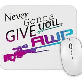 Baskı Dükkanı Counter Strike Seni Asla Yarı Yolda Bırakmam Mouse Pad