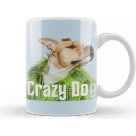 Baskı Dükkanı Crazy Dog Gift Kupa