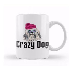 Baskı Dükkanı Crazy Dog Kupa
