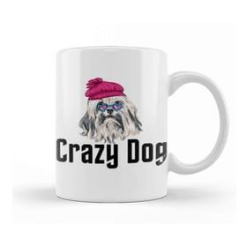 Baskı Dükkanı Crazy Dog Kupa