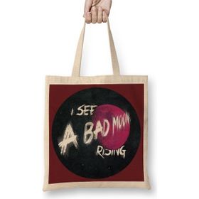 Baskı Dükkanı Creedence Clearwater Bad Moon Rising Bez Çanta