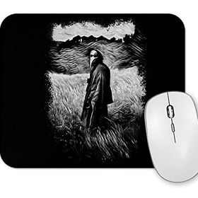 Baskı Dükkanı Creepy Plague Doctor Hermetic Mouse Pad
