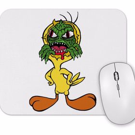 Baskı Dükkanı Creepy Reptilian Tweety Mouse Pad