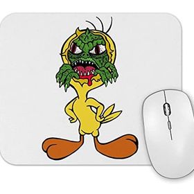 Baskı Dükkanı Creepy Reptilian Tweety Mouse Pad