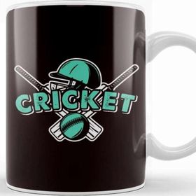 Baskı Dükkanı Cricket Bat Ball Player Coach Team Cricketer Wicket Kupa