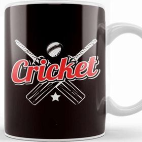 Baskı Dükkanı Cricket Bat Ball Player Coach Team Cricketer Wicket Kupa