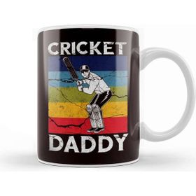 Baskı Dükkanı Cricket Daddy Father Cricketer Pitch Bowler Sports Kupa