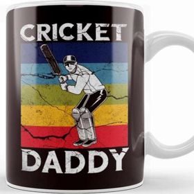 Baskı Dükkanı Cricket Daddy Father Cricketer Pitch Bowler Sports Kupa