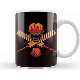 Baskı Dükkanı Cricketer Bat Ball Game Cricket Player Bowler Sports Kupa