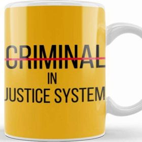 Baskı Dükkanı Criminal In Justice System Black Lives Matter Kupa