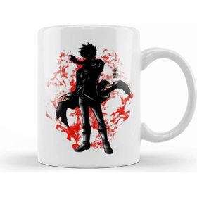Baskı Dükkanı Crimson Blue Flames Kupa