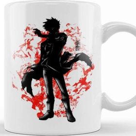 Baskı Dükkanı Crimson Blue Flames Kupa