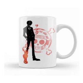 Baskı Dükkanı Crimson Sanji White Kupa