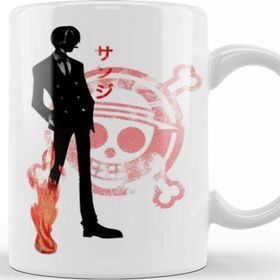 Baskı Dükkanı Crimson Sanji White Kupa
