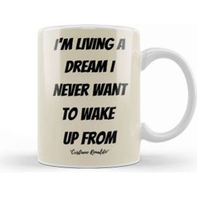Baskı Dükkanı Cristiano Ronaldo Quotes Art Gift Vintage Retro Style Kupa